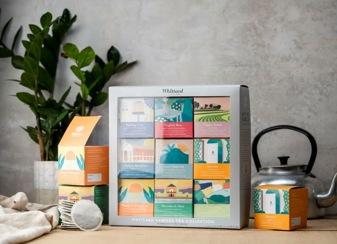 @whittarduk The perfect gift for tea lovers! The Famous Tea Collection, 9 delicious teas to choose from, in beautifully illustrated boxes. Perfect for experienced tea tasters & for someone who is just starting their tea journey at £28. Pop in store and pick it up today ☕