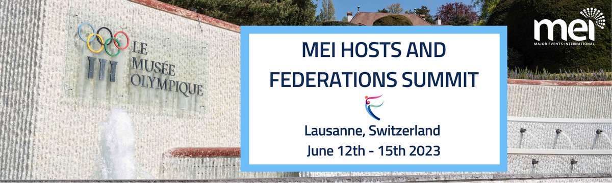 Major_Events's tweet photo. #HandFS2023
It's back and we are going bigger than ever before. The 6th edition of the Hosts and Federations Summit is returning to the shores of Lake Geneva in Lausanne, Switzerland between June 12th and 15th.
Find out more at our summit website here: https://t.co/iRFR1XnKlv https://t.co/gYSKiVxa0H