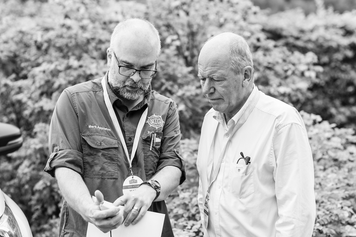 RallytheG's tweet photo. A shot of Mark and Fred deep in conversation at our Highland Thistle in 2021. 

But what are they saying?

Wrong answers only. Keep it light-hearted (and clean)!

📸 Gerard Brown

#capturethis #justforfun #rallytheglobe #rallyfamily https://t.co/KOEWinKFqu