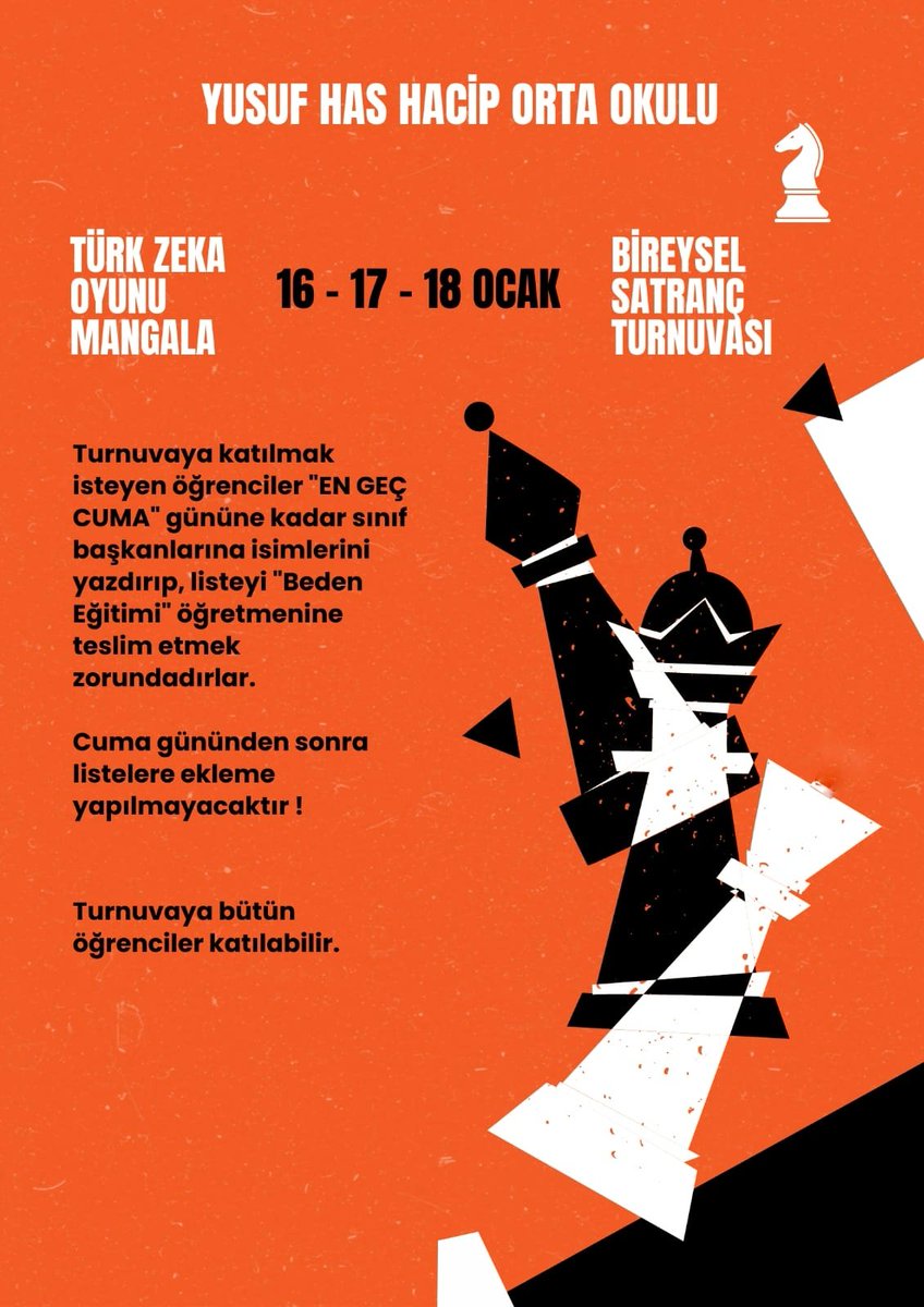 Turnuvaya hazır mısın 👍
<a href="/tcmeb/">Millî Eğitim Bakanlığı</a> 
<a href="/MemAnkara/">Ankara İl Millî Eğitim Müdürlüğü</a> 
<a href="/Harunfatsa/">Harun Fatsa</a> 
<a href="/HasanYILDIRIM61/">Hasan YILDIRIM</a> 
<a href="/altindagmem/">Altındağ İlçe Milli Eğitim Müdürlüğü</a> 
<a href="/menginkahraman/">Mehmet Engin Kahraman 🇹🇷</a>