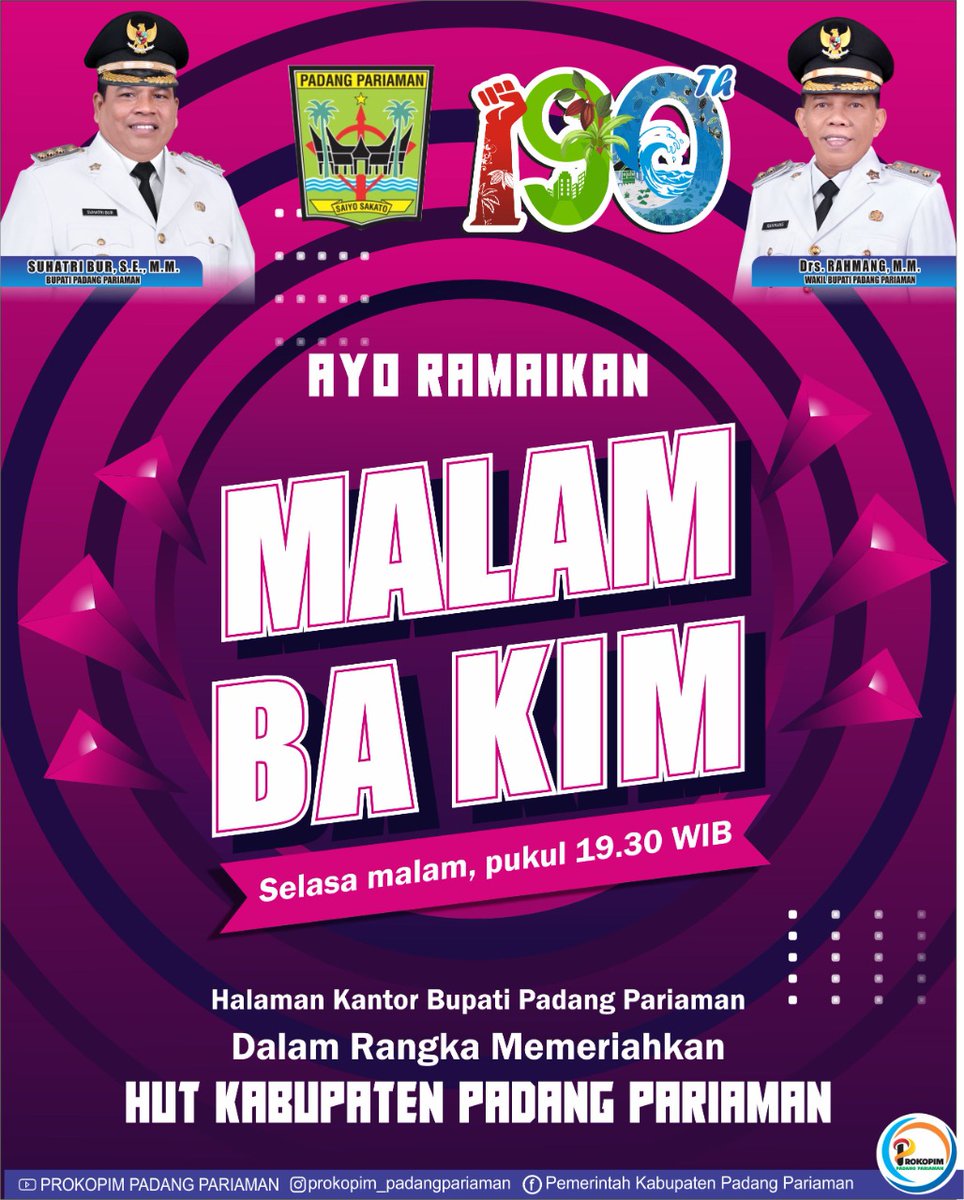 Ayo ramaikan malam ini (Selasa, 10 Januari 2023)