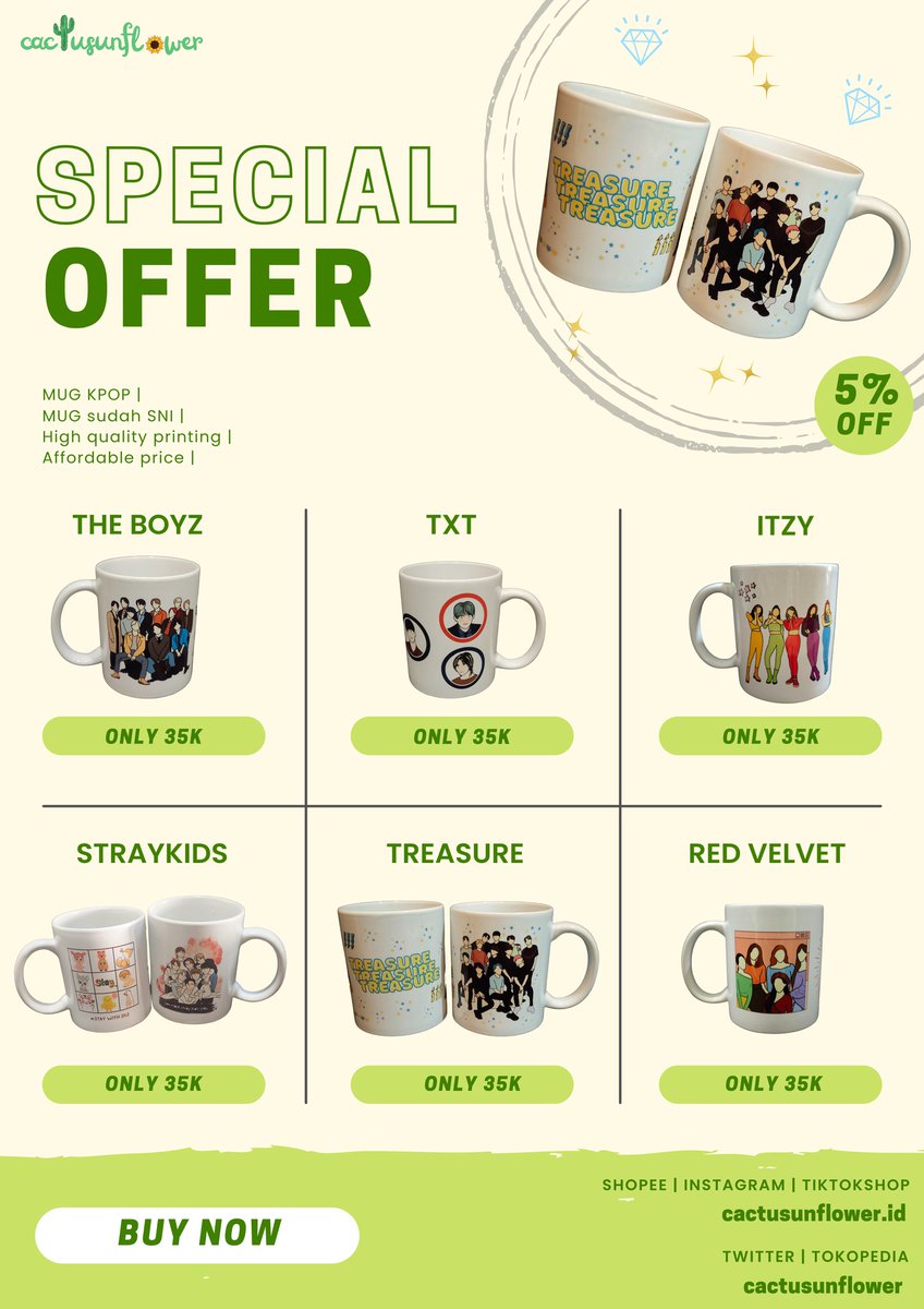 mug kpop 30ribuan🌵🌻 tweet media