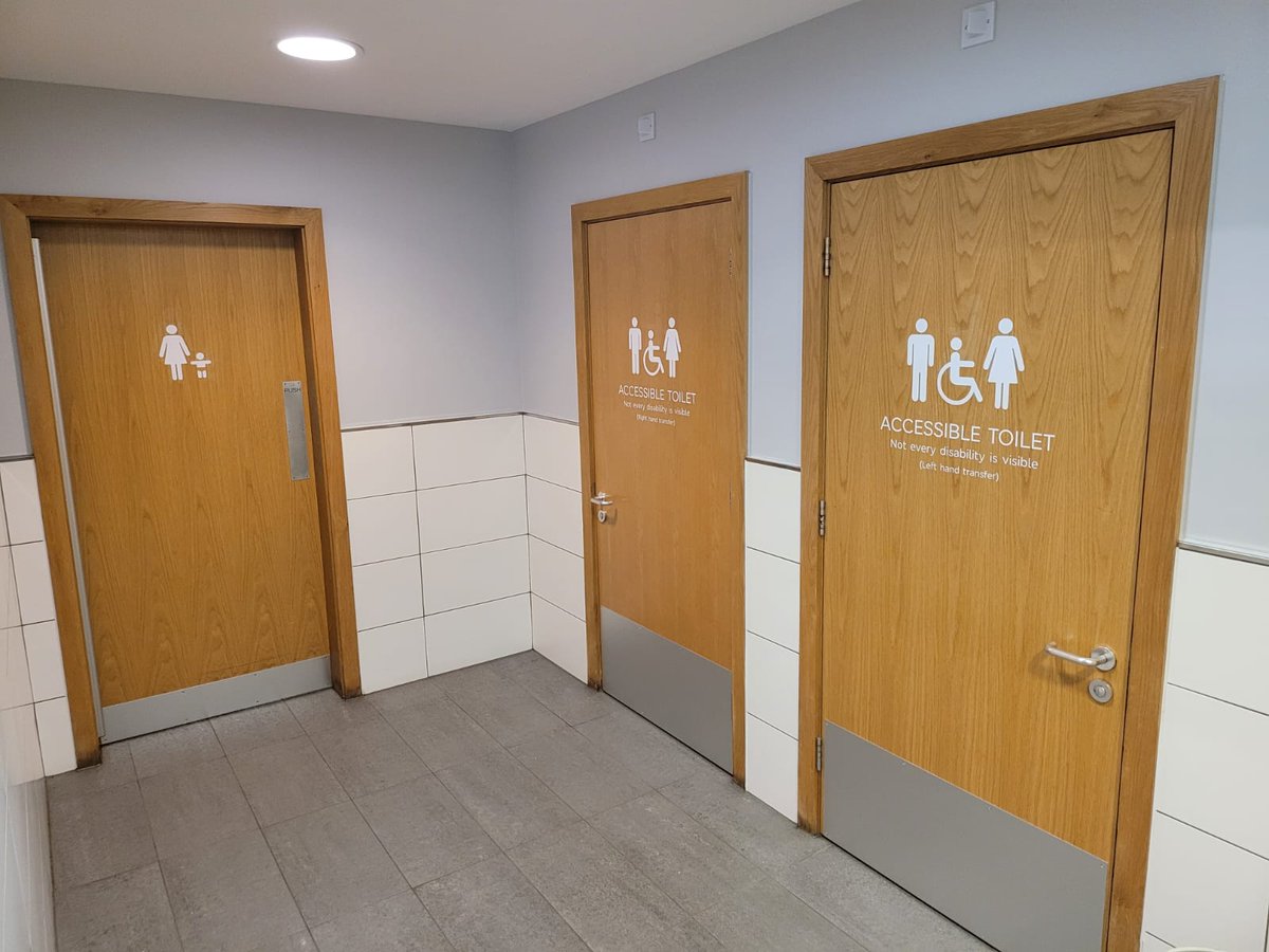 KwikKlikSystems's tweet image. In retail stores, branding needs to be consistent, including on WCs. Working for main contractors, we have helped M&amp;amp;S create clear signage, including accessible toilets and baby changing spaces, and to aid wayfinding kwik-klik.co.uk/branded-large-…

#retailgraphics #retailbranding