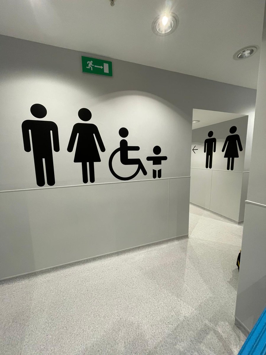 KwikKlikSystems's tweet image. In retail stores, branding needs to be consistent, including on WCs. Working for main contractors, we have helped M&amp;amp;S create clear signage, including accessible toilets and baby changing spaces, and to aid wayfinding kwik-klik.co.uk/branded-large-…

#retailgraphics #retailbranding