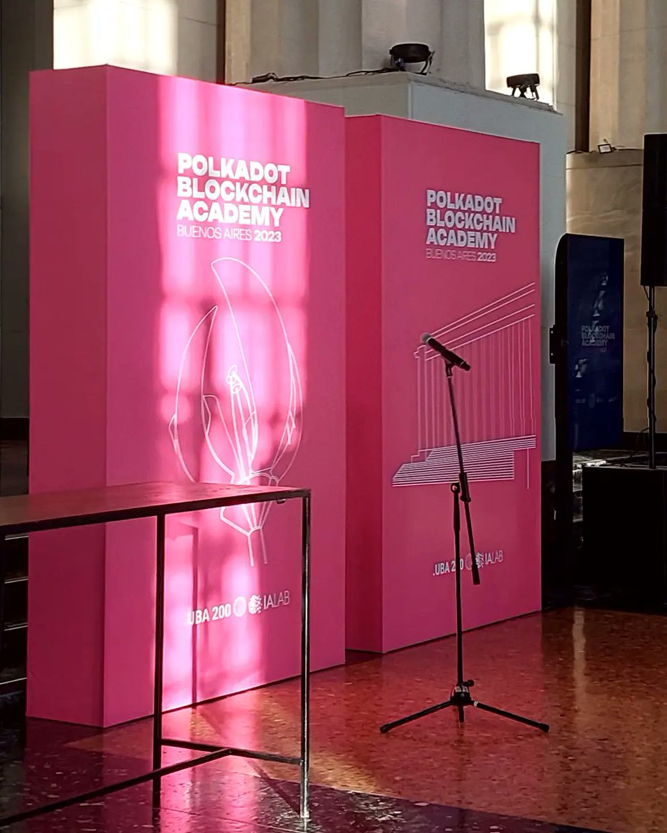 MiloLockett's tweet image. Muy agradecido de haber participado en el evento #PolkadotBlockchainAcademy Bs As 2023 en @IALAB1 @DerechoUBA 🌐🎨