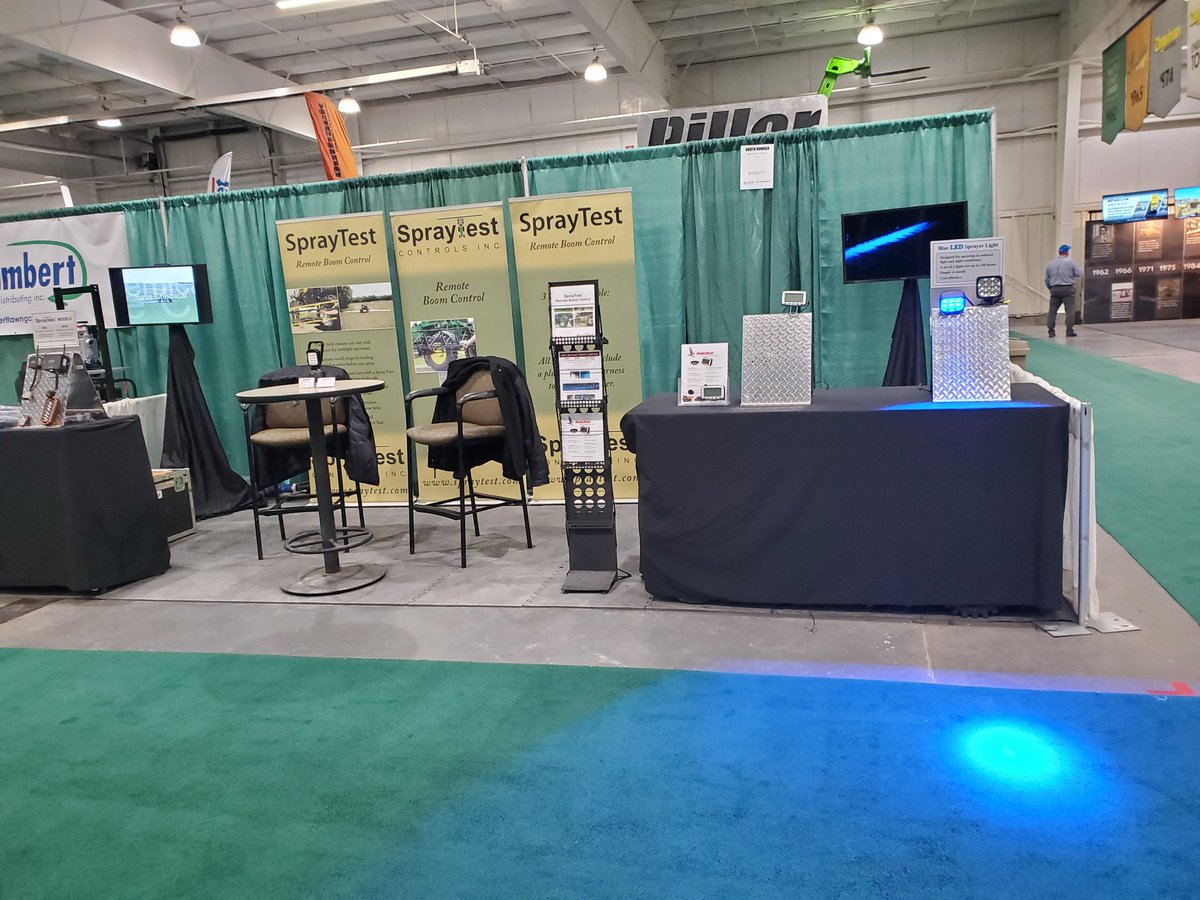 spraytest's tweet image. Come and visit us in Saskatoon at Crop Production Show today thru Thursday.