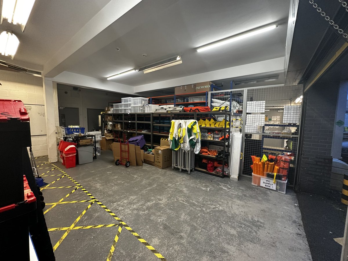 The last 2 days we have spent improving the layout of the hub to give us more room to prepare equipment for events. Still some more work to do but we like the what we have achieved so far. Thanks for all the support from across the function.