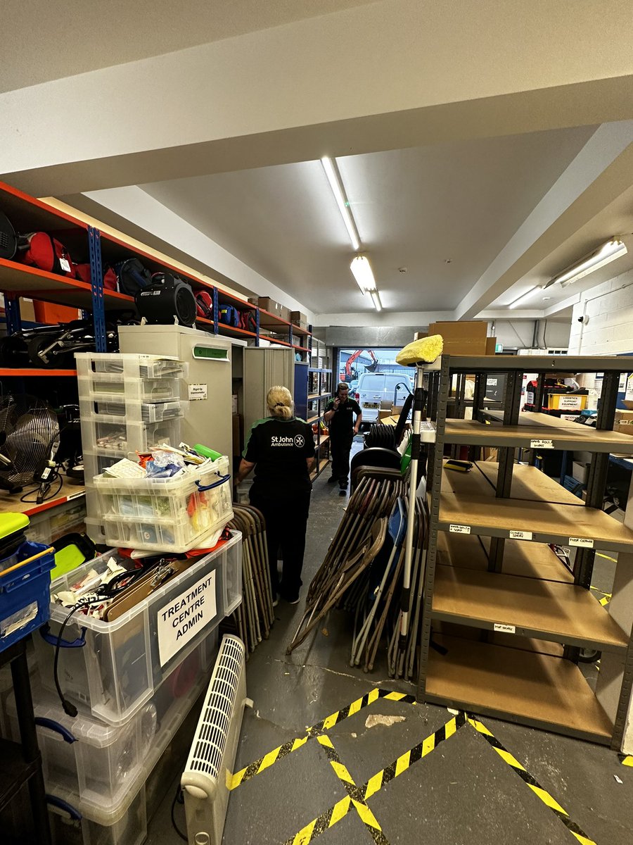 GmLogisticsTeam's tweet photo. The last 2 days we have spent improving the layout of the hub to give us more room to prepare equipment for events. Still some more work to do but we like the what we have achieved so far. Thanks for all the support from across the function. https://t.co/ZukhA0t8Wz
