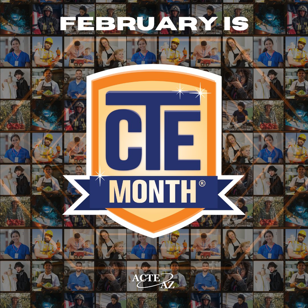 Our #CTEMonth video contest ends in 2 days! AZ secondary and postsecondary CTE students have the chance to win up to $500! 💰

Submissions close this Thursday, Jan. 12.

To enter, visit acteaz.org/events/cte_mon…

#careerteched #careertechnicaleducation #videocontest