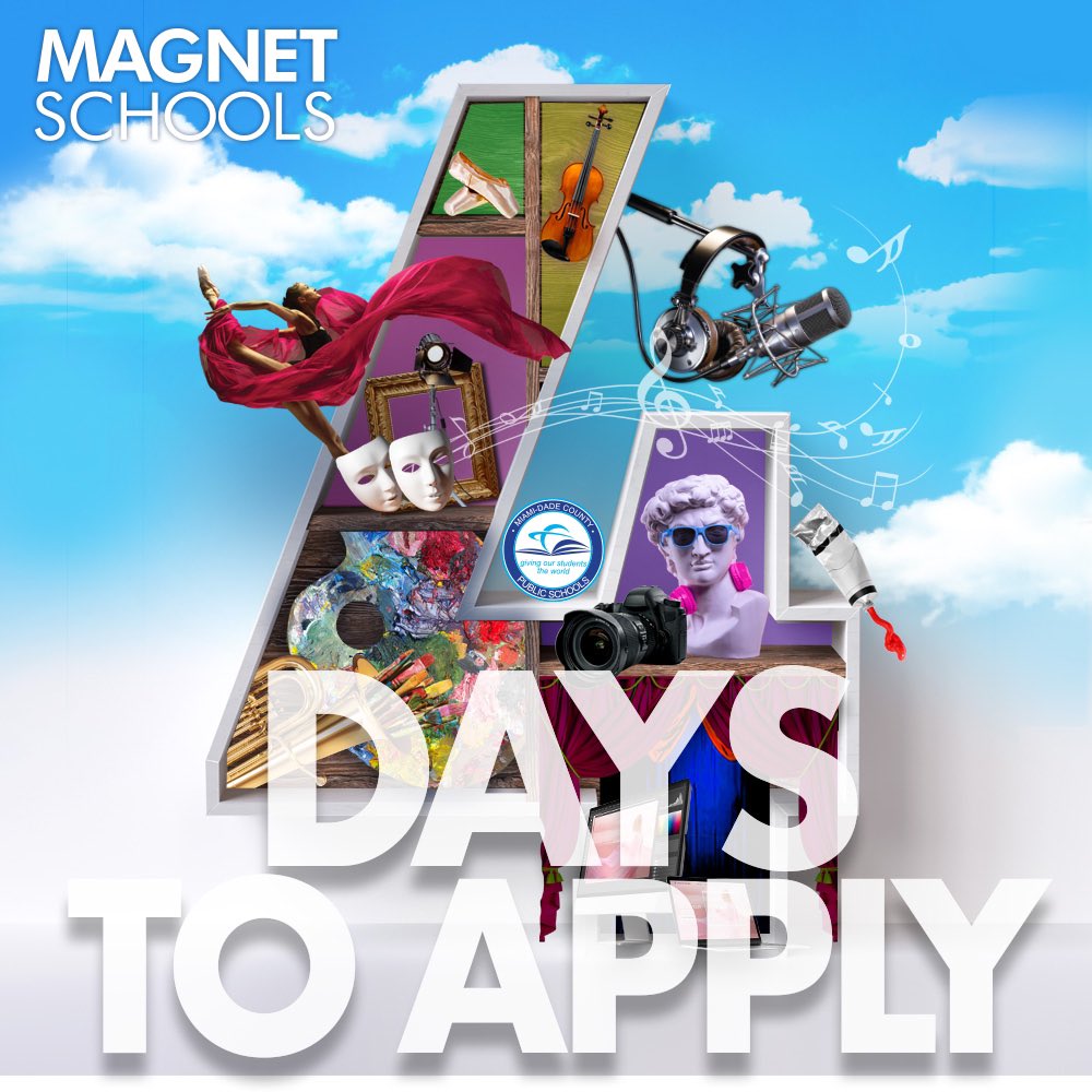 RocketsCentral's tweet photo. approaching the end of our magnet application period. If you are planning to become a part of Rocket Nation and attend Miami Central act now and apply by January 15th. @miamimagnets @MDCPSCentral https://t.co/haHFjnUxpB