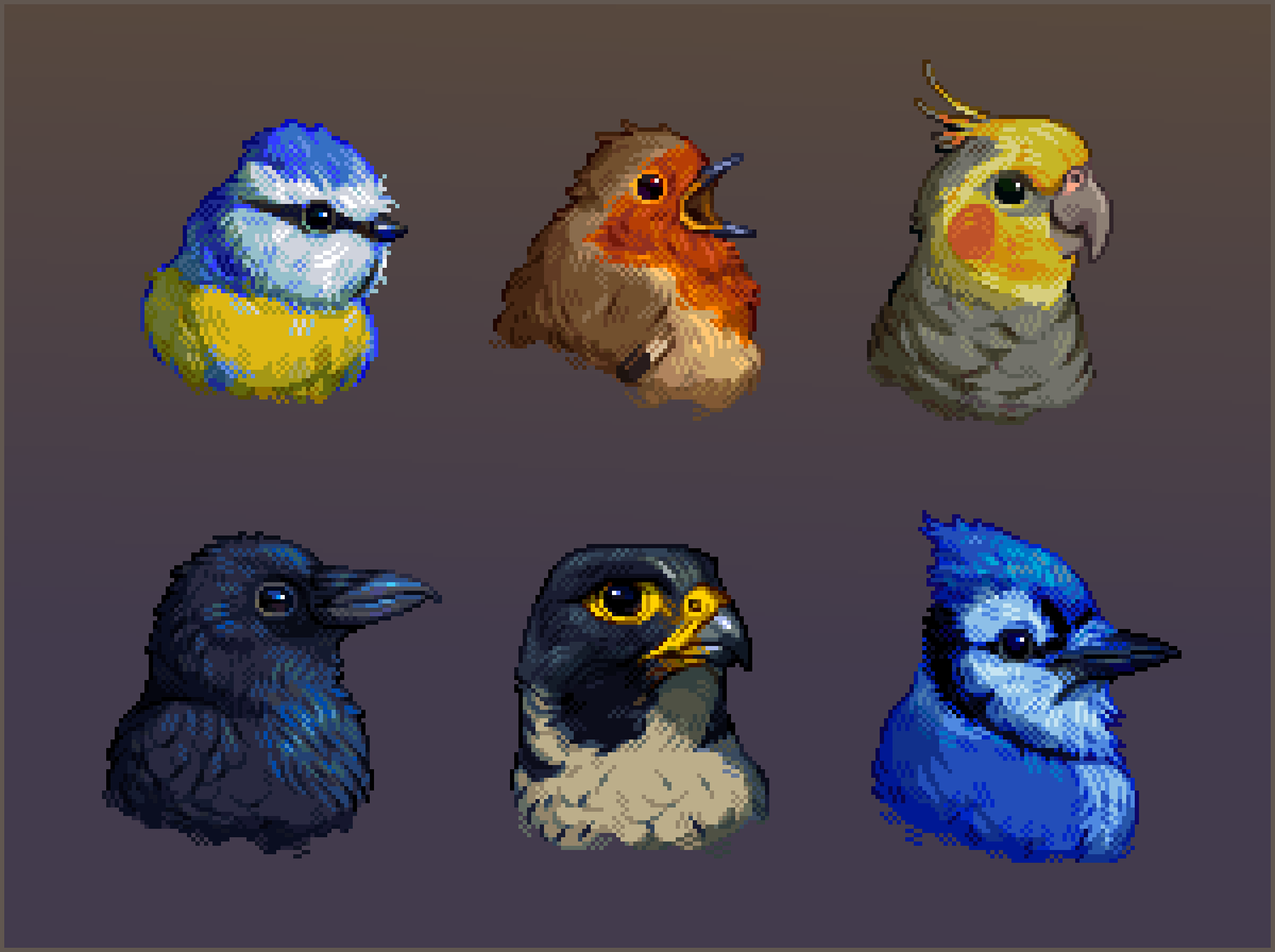 Rappenem's tweet photo. Hi #PortfolioDay, I'm Rappenem and I like the art of placing pixels ✨ 

#pixelart https://t.co/7J8C2LcKOZ