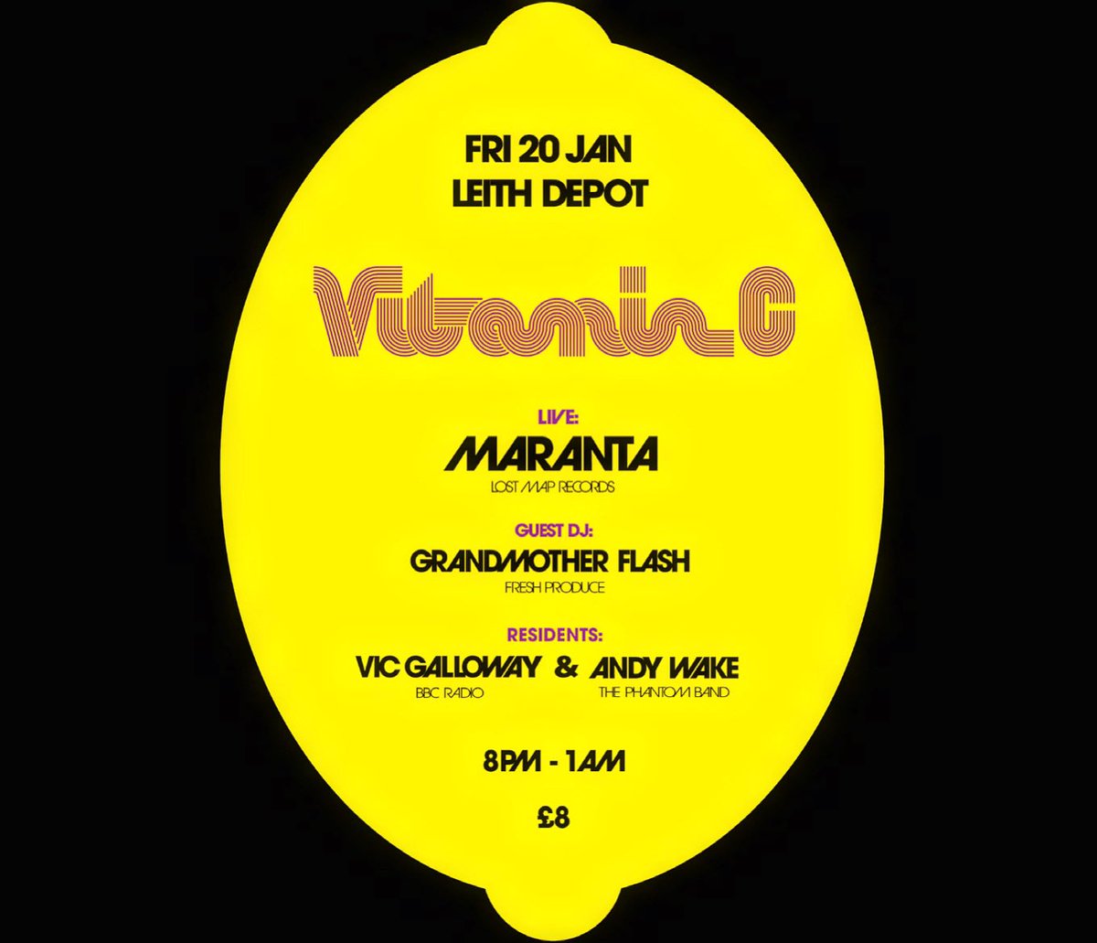 Discussed with <a href="/VicGalloway/">Vic Galloway</a> how we might create some kind of musical seltzer to ease the gloom we’ve been living in. This coincided with <a href="/leithdepot/">LEITH DEPOT</a> plans to create a new venue space…so this is happening! #musicistheanswer - the launch features Maranta live + DJ <a href="/RoyalmileT/">FRESH PRODUCE @freshproducescotland</a>  🍋