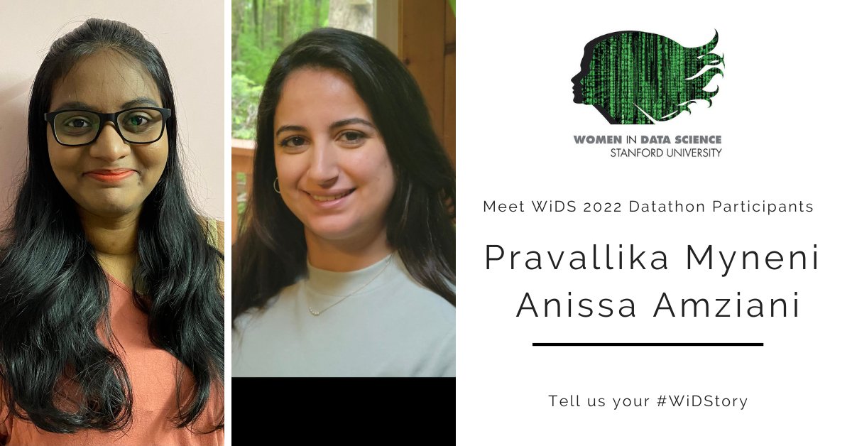 Two women on different sides of the world who had never participated in a @Kaggle competition competed together in the #WiDSDatathon 2022—leading to new skills, confidence, and lasting friendship. Read Pravallika & Anissa's #WiDStory: bit.ly/pravallika_ani…