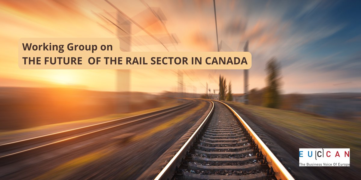 🚆 The first meeting of our new working group on the future of the rail sector in Canada will take place next Tuesday #railway

Are you a 🇪🇺 company operating in this sector? Join the working group now!

📝 Registrations &gt;&gt; marie.beaux@euccan.com

More 👉 bit.ly/3Qw4Dk4