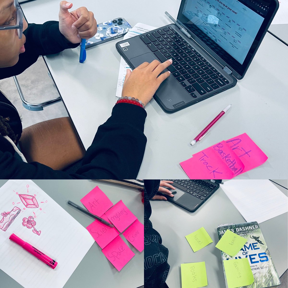 Kpangarakis_HTX's tweet photo. โAllow your passion to become your purposeโ AVID students exploring how they can use their passions to make a difference in the world. ๐โค๏ธ๐งโ๐๐งโ๐ณ๐งโ๐ #KMSCougarPride #HumbleISDAVID #KMSAVID #Passion https://t.co/GTXqy48E5G