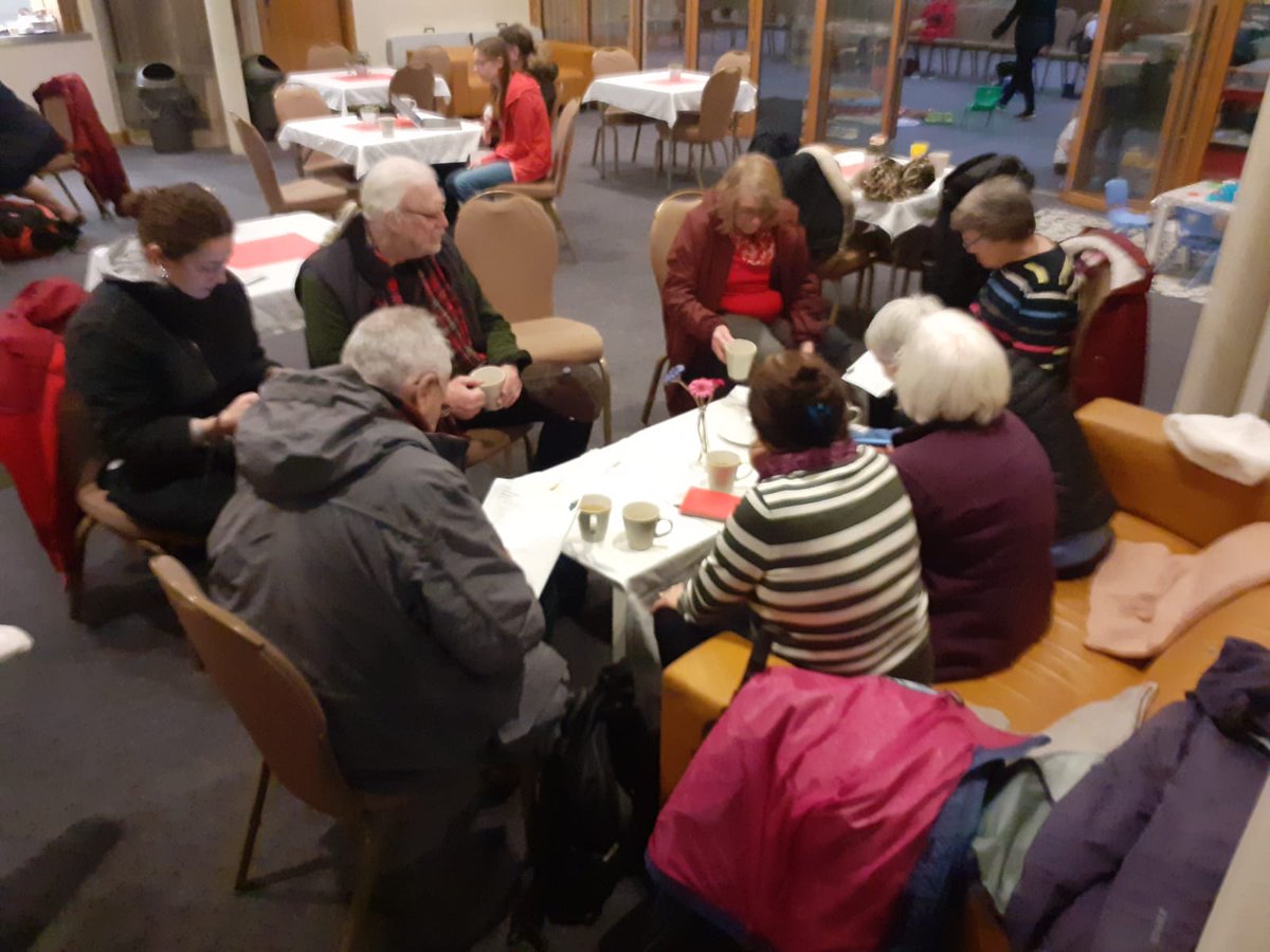 TCVGreenGymLds's tweet photo. The rain couldn't stop the 'Carry On Walking' group today! We visited @gatewayleeds, walking up from the city centre. We stopped in to learn a bit more about the Church and have a warming coffee and a break from the rain. #Walking #CommunityGroup #JoinInFeelGood #Leedswalks #rain https://t.co/EP7SFhLNjR