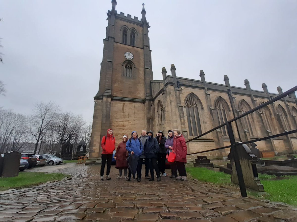 TCVGreenGymLds's tweet photo. The rain couldn't stop the 'Carry On Walking' group today! We visited @gatewayleeds, walking up from the city centre. We stopped in to learn a bit more about the Church and have a warming coffee and a break from the rain. #Walking #CommunityGroup #JoinInFeelGood #Leedswalks #rain https://t.co/EP7SFhLNjR