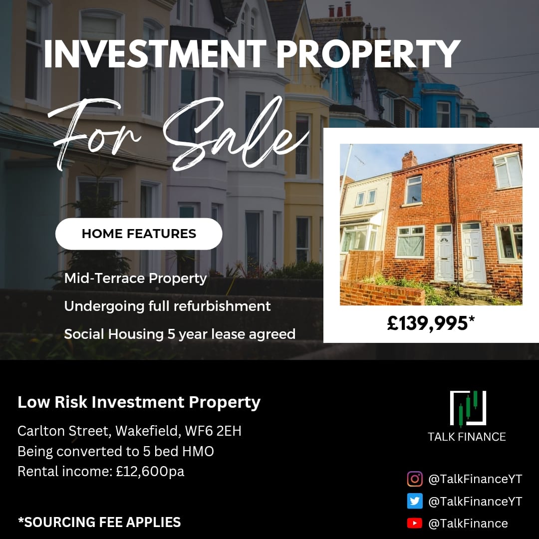 AstonREIS's tweet photo. A low risk, fully refurbished investment property with a 5 year full repairing social housing lease! 

#ForSale #PropertyForSale #InvestmentProperty #HMO #HMOproperty #SocialHousing #FullyRefurbished #Wakefield #Yorkshire https://t.co/7dJyaJsBej