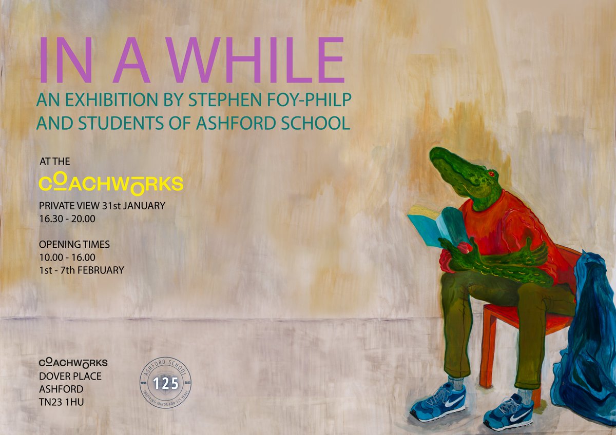 AshfordSchool's tweet photo. Introducing our Artist in Residence, Stephen Foy-Philp:
https://t.co/kHqqWPjUij
#ashfordschool #loveashford #artexhibit #artscholarship #inspiringminds #adventurouslearning #OptimisingPotential https://t.co/hYPiLwQKdE
