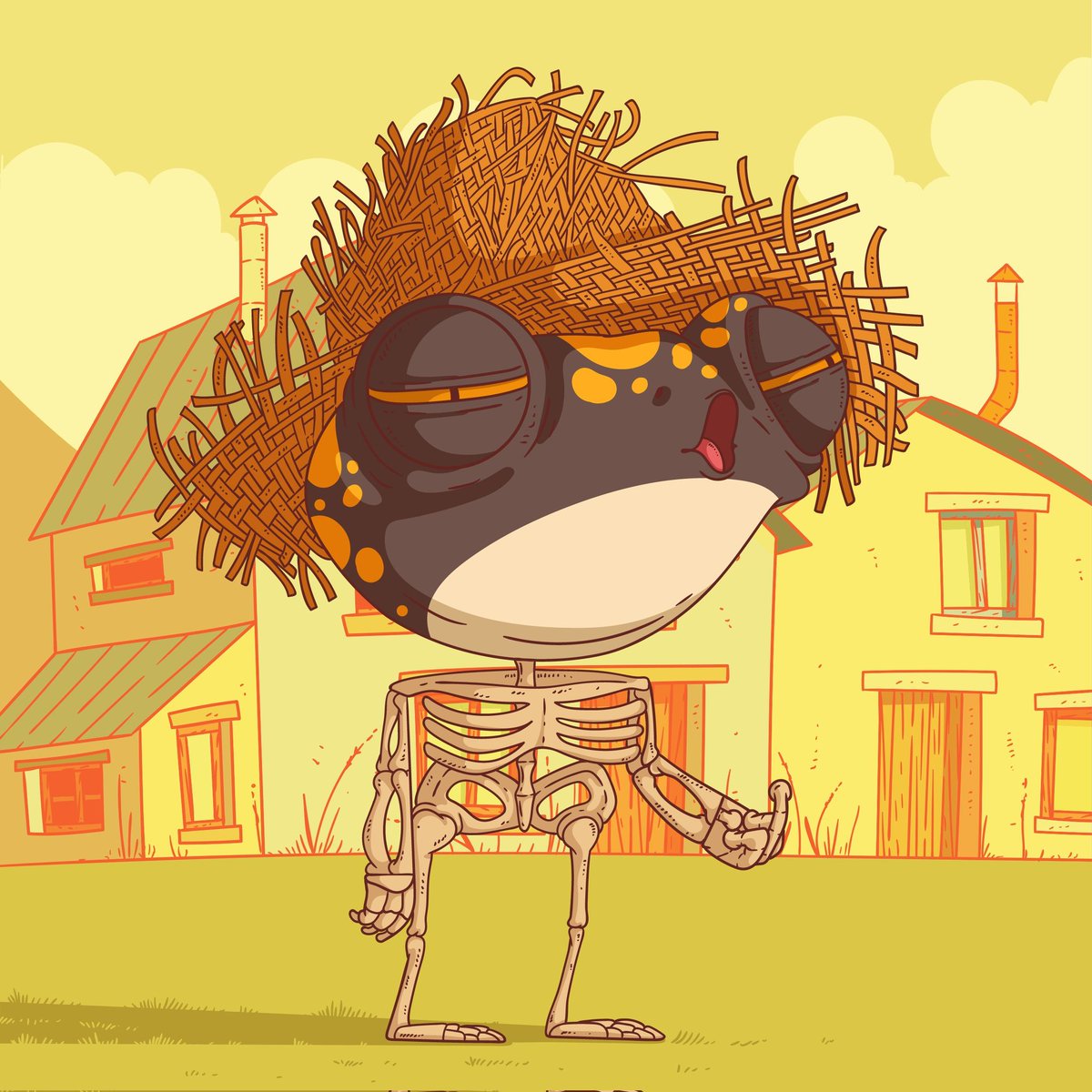 markiviloryeah's tweet photo. @frogscollective Good Eve Team, Tadpole here will try his best to be part of the first 100 team, it's 3am in my time during the link drop, I might end up like Mr. Skelly here. ๐
Anyway my turn will come. #RIBBIT ๐ธ #VIFPass #TFC #CROAK https://t.co/9QGD5Axxe0