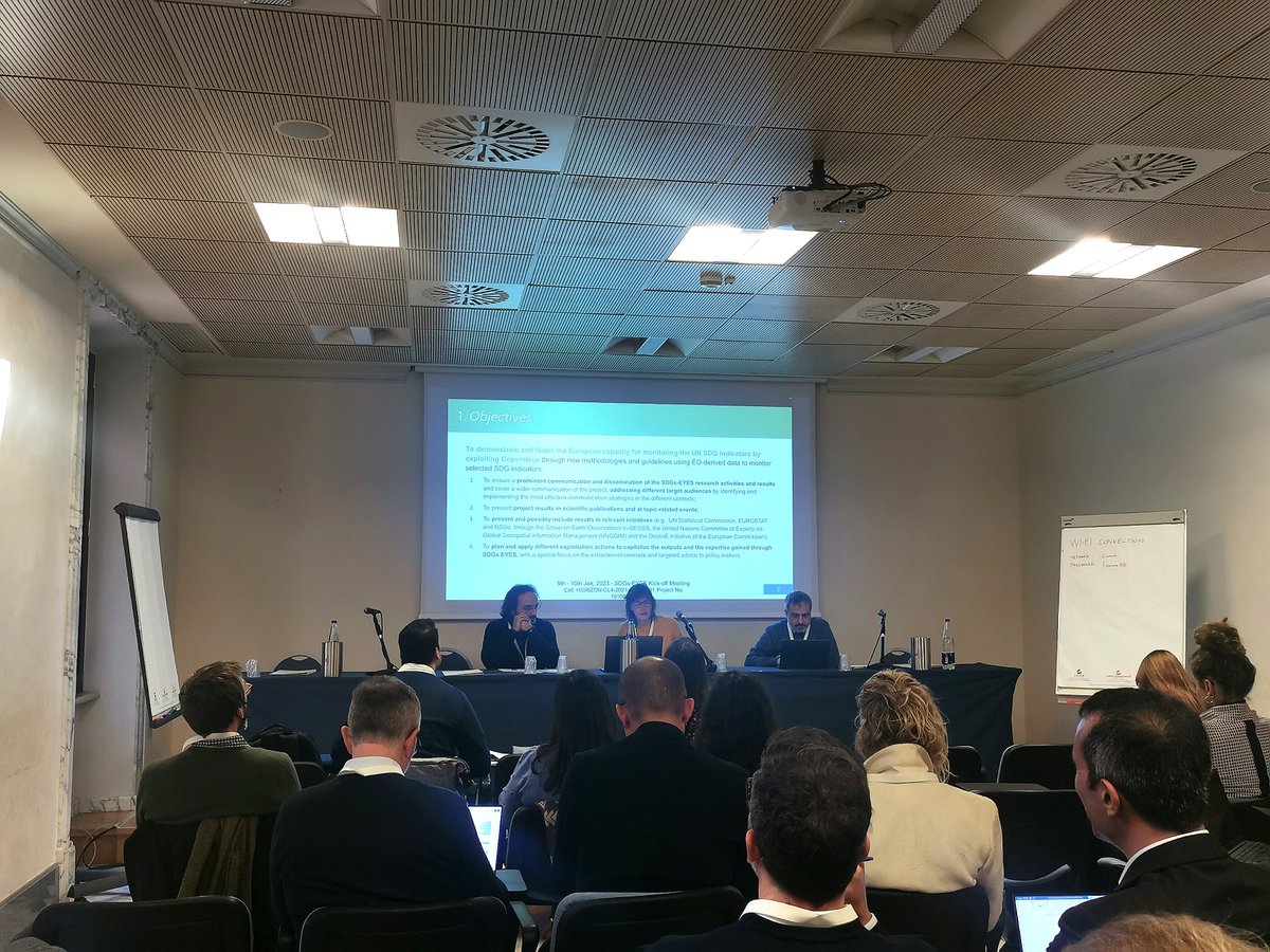@T6Ecosystems participated in the #SDGsEYES project kick-off meeting on 9-10 Jan '23 in Rome. The #HorizonEU project aims at boosting the European capacity for monitoring the #SDGs based on #Copernicus.
Read more: ow.ly/sFvx50MmFr4
.
#HaDEA #UN2030 #EuGreenDeal #EUSpace #EC