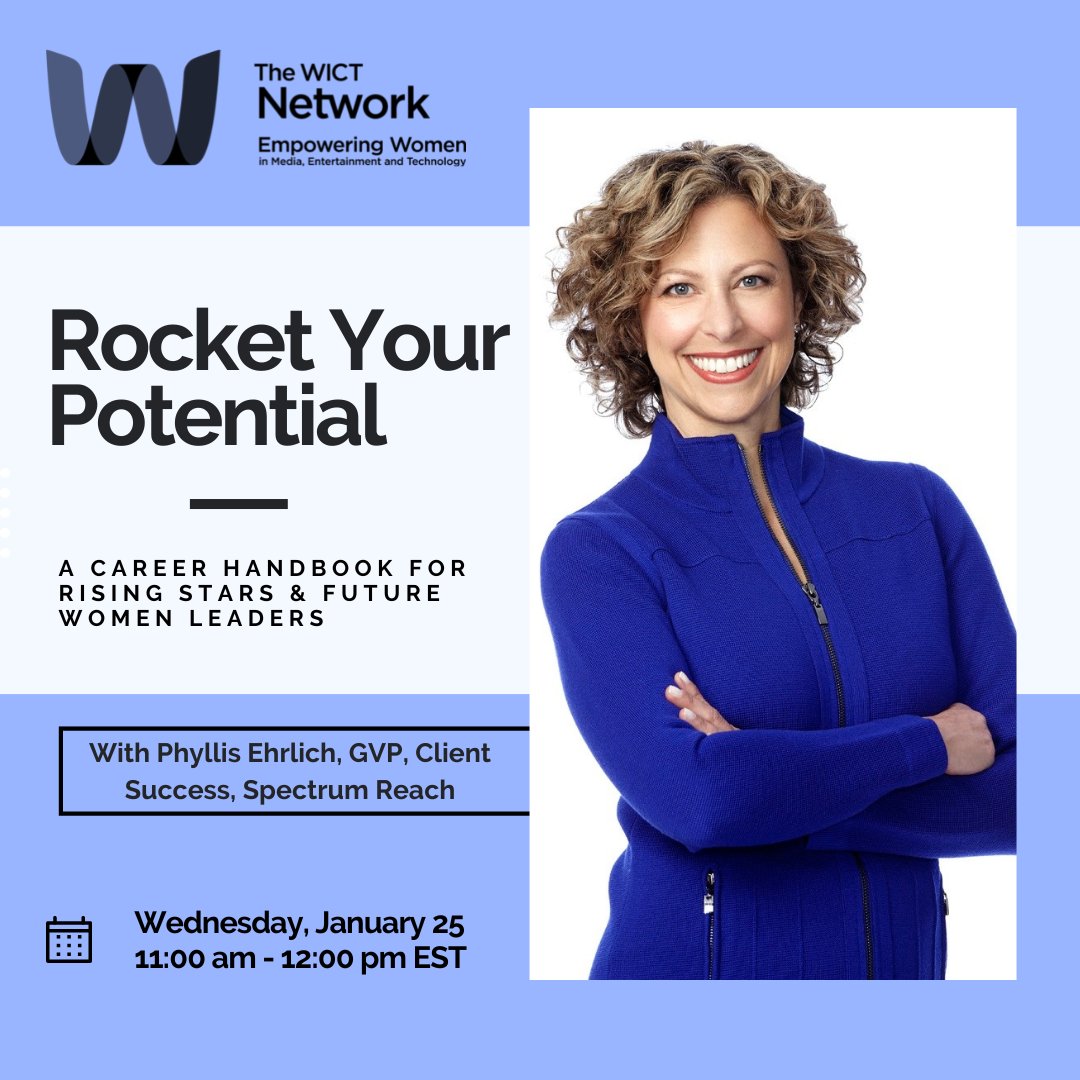 Sign up for the #RocketYourPotential webinar on Wednesday, January 25 with GVP, Spectrum Reach and author Phyllis Ehrlich. Click the link to register: ow.ly/4LCu50Mj7I1 #BeyondtheHashtag