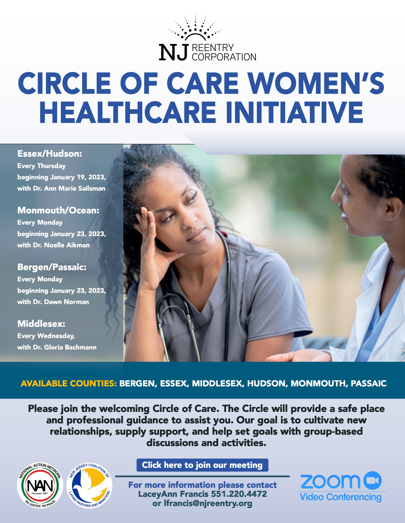 New Jersey Reentry Corporation on Twitter "The Circle of Care Women's Healthcare Initiative was