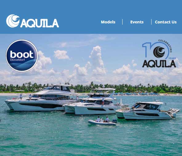 aquilaboatsuk's tweet photo. Come and visit Aquila Boat UK at BOOT 2023 Messe Dusseldorf. talk to us about the world's number 1 Power Catamaran brand. https://t.co/FRrpIm1tpz #aquilaboatsuk #boot23 #aquilapowercats #powercatamarans #aquilaboats @aquilaboatsuk https://t.co/5dV7WVJsX1