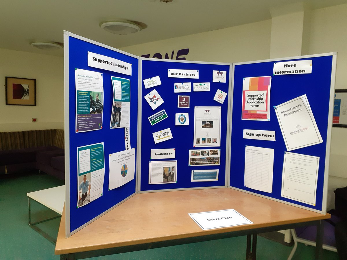 HerewardCollege's tweet image. We are ready for our Internship event and are looking forward to see our employers and interns. Also showcasing our Business in Action and TTE groups #partnershipworking #supportedinternships