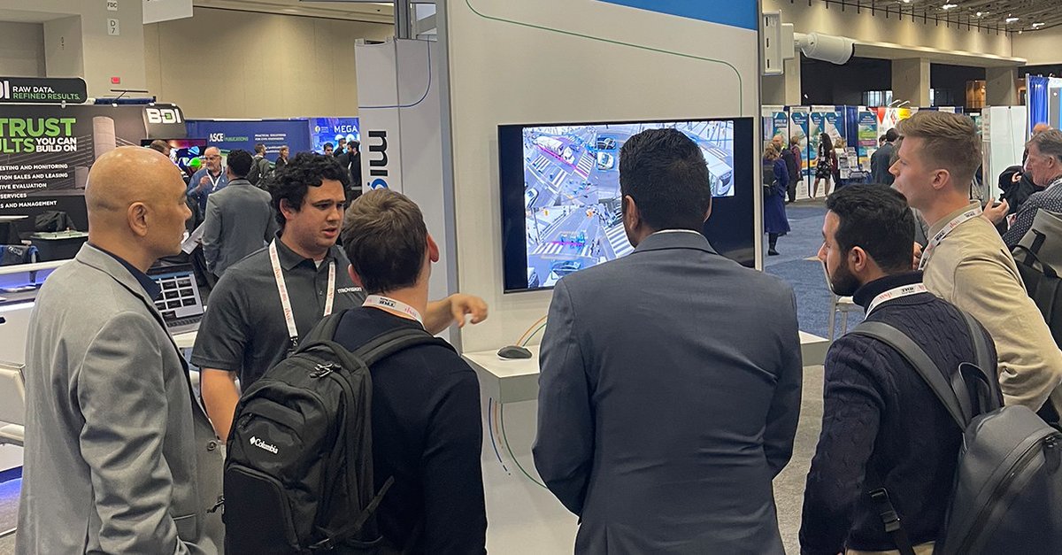 Miovision's tweet photo. Come visit the Miovision team at the TRB Annual Meeting. We are at booth #827, sharing demos of Miovision Detection, a reliable and accurate traffic solution to optimize traffic flow safely and efficiently. #trb2023 #trbam #trbannualmeeting #intelligenttrafficsystems https://t.co/dCFT2BSmMt