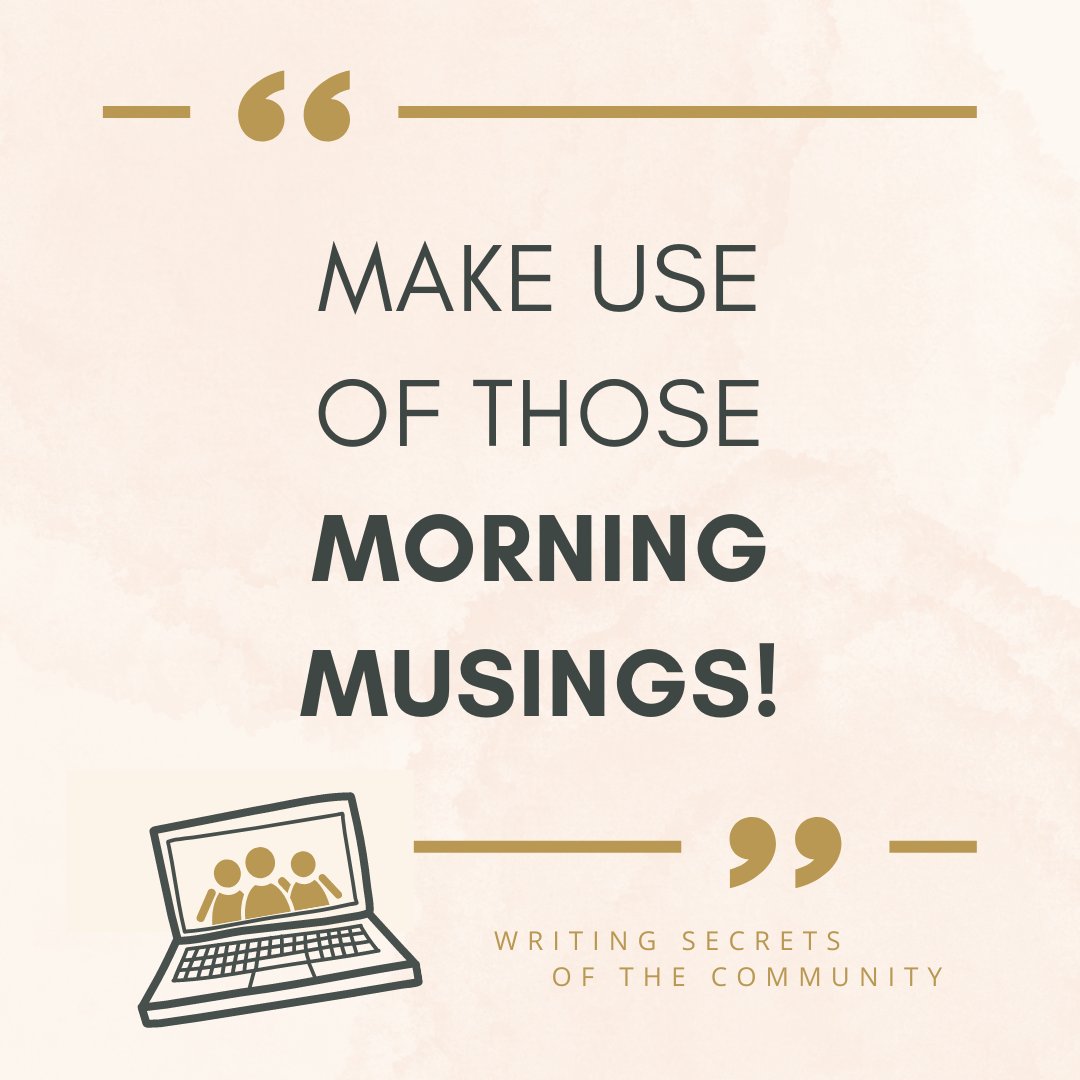PapyrusAuthor's tweet photo. #Writing needs to happen every single day 💻✨ Author Renee Schnebelin seems to write best first thing in the morning 🌤️ Those "Morning Musings" of hers work for stories, scripts, short screenplays, poems... Read more about Renee's writing secrets here: https://t.co/oqH72dMbFq ☺️ https://t.co/w6kM3CN2Cp
