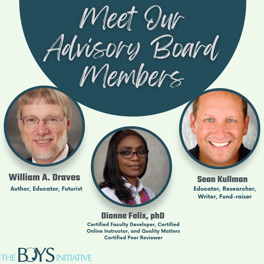 TBI members caption:  Click here to meet our full advisory board! bit.ly/3VGFdl1
#theboysinitiative #advocacyforboys #boyshealth