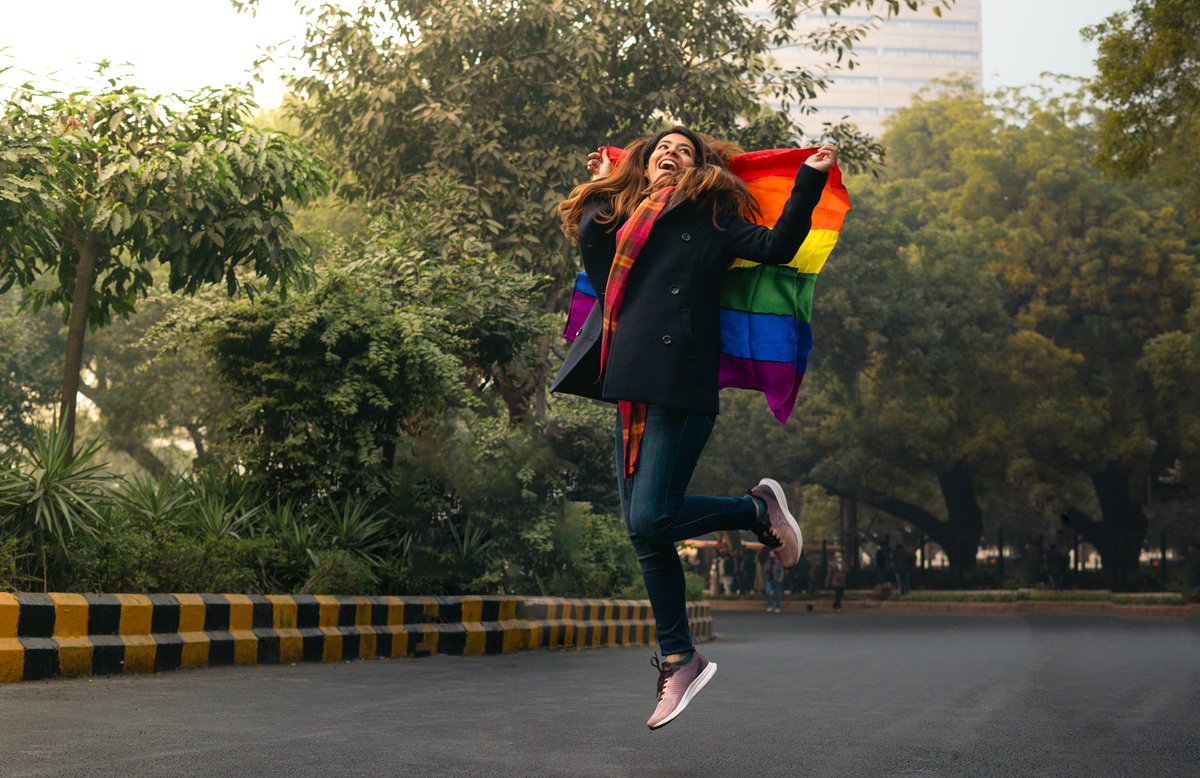 Delhi has never been this happy. 
Delhi Pride, 2022.

#DelhiPrideParade #delhi #DelhiQueerPride #delhiwinters #LGBTQ #LGBTQIA #LGBTQIANewStart 
#PRIDEPARADE #PrideMonth #pride2022 #pridemarch #loveislove