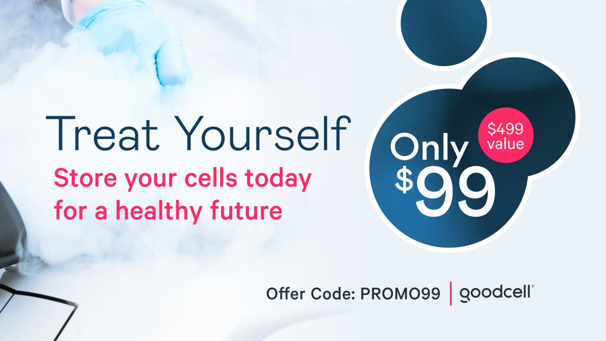 Final call 📣 Our $99 cell storage offer is ending soon. Take a few moments now to prepare for a healthy tomorrow here: hubs.li/Q01ws9vn0

#GoodCell #StemCells #Biobanking #PreventiveHealth #Promotion