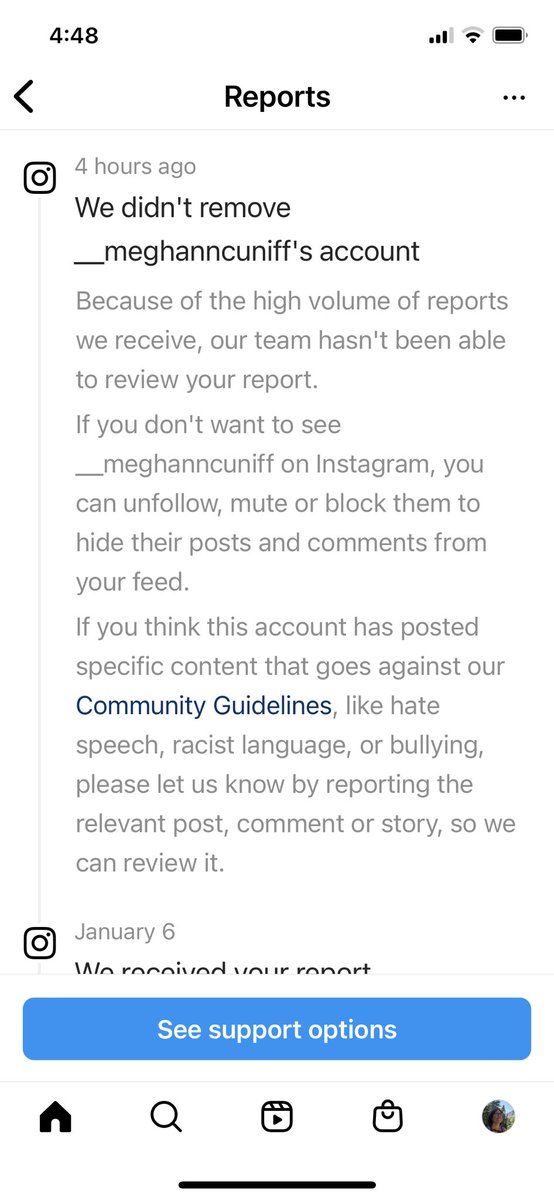 meghanncuniff's tweet photo. I gained unexpected @Instagram attention during Tory Lanez’s trial. As if on cue, some weirdo starts an account to impersonate me. Should be an easy thing for Insta to fix, right? And a good reason to verify my account as requested? Apparently not. What the hell, @InstagramComms? https://t.co/sH7eHlbVRZ