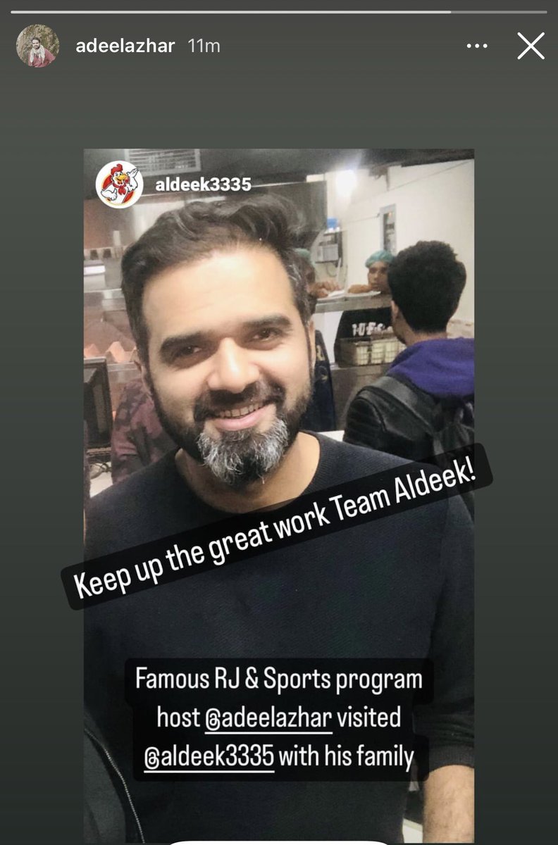 ALDEEK3335's tweet photo. Thank you @adeel_azhar 
Looking forward to seeing you soon again at #Aldeek along with your family and friends. https://t.co/6oKHG6YwEj