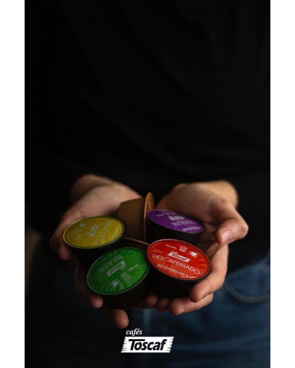 ✨ Cápsulas de todos los sabores y colores adaptadas a todos los gustos, para los más tradicionales y para los más innovadores a los que les gusten las experiencias fuertes.

 ✨Con #CafesToscaf hay para todos los gustos

👌 ¡No te quedes atrás y escoge tu favorita!