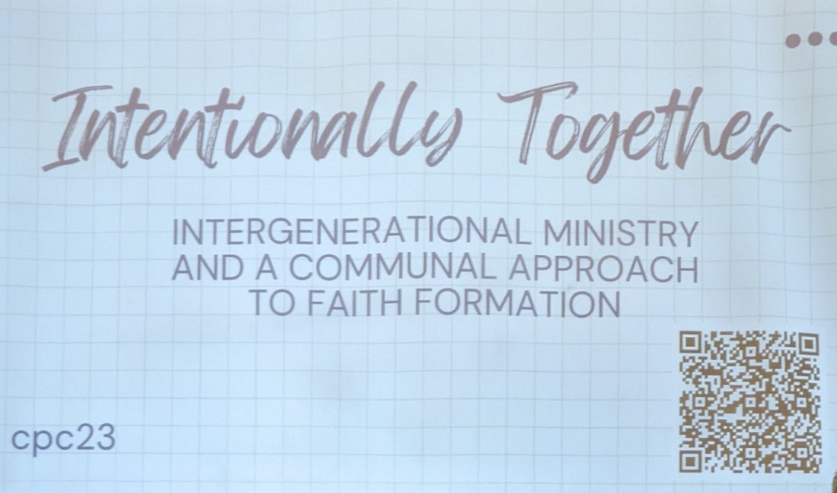 marthehjortshoj's tweet photo. Excited for this session is an understatement 🥳👏👏 @lins_goetz @MimiLarson16 @INCM #CPC23 #IntergenerationalMinistry https://t.co/oYN08ppOFm