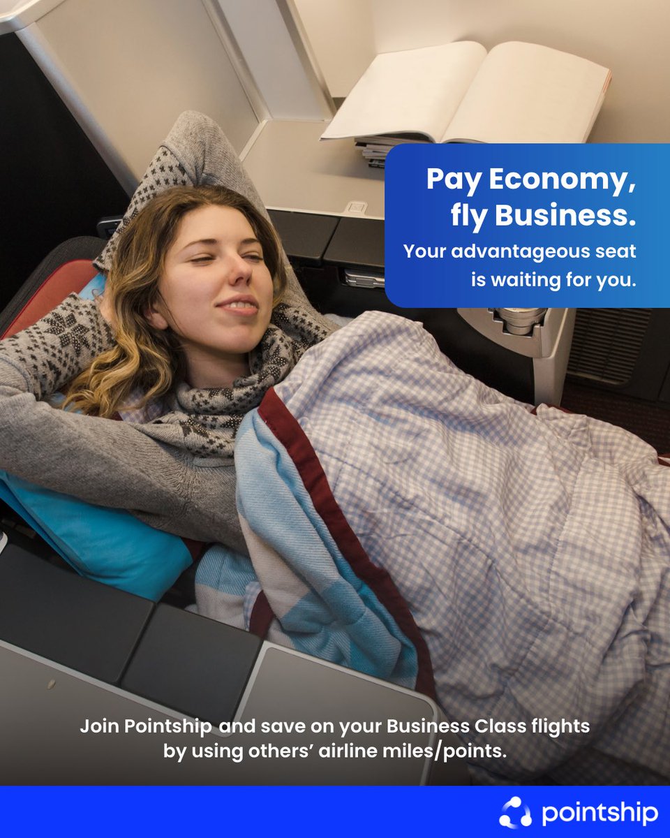 Pay Economy, Fly Business ✈️ Save hundreds of dollars with Pointship!

#Pointship #TravelHack #FlightDeals