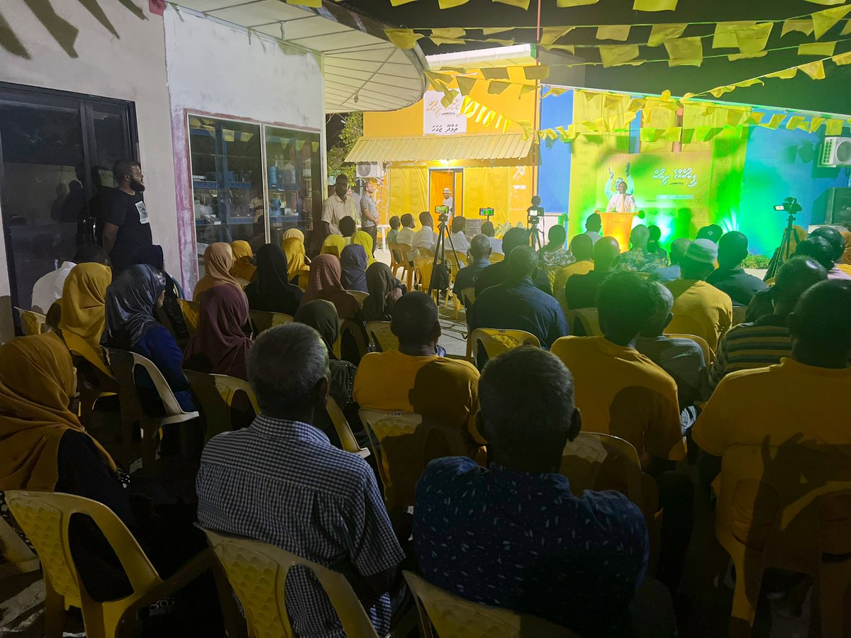 ރައީސް ނަޝީދު ބައިވެރިވެ ވަޑައިގެންނަވާ ބ. ތުޅާދޫ ކަންމަތީ ބައްދަލުވުން.

#HappeningNow 
#Anni2023 #FikureggeDhirun