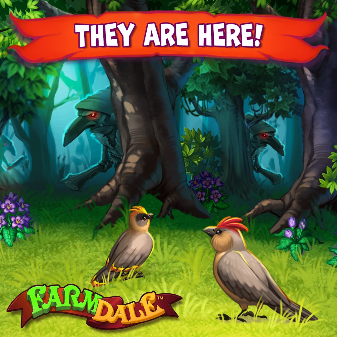 FarmDaleGame's tweet photo. Farmers! 📣 
Goblins snuck into Farmdale and are trying to spoil the celebration 🐦 of Bird Holiday! 
Only you can ⚠ stop them: grow mandrake roots, scare the goblins away and get unique prizes!
#gamegarden #farmdale #farmdaleplay https://t.co/0aGfHjkKQp
