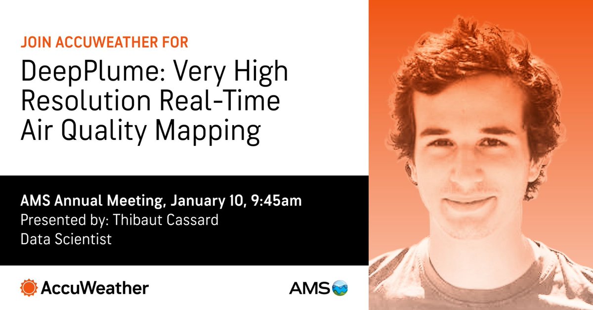🗺 Curious how we can map #airquality down to your street corner? 👉 Tune in to hear Thibaut Cassard, Data Scientist at Plume Labs, presenting today at #AMS2023! hubs.la/Q01xgdZj0