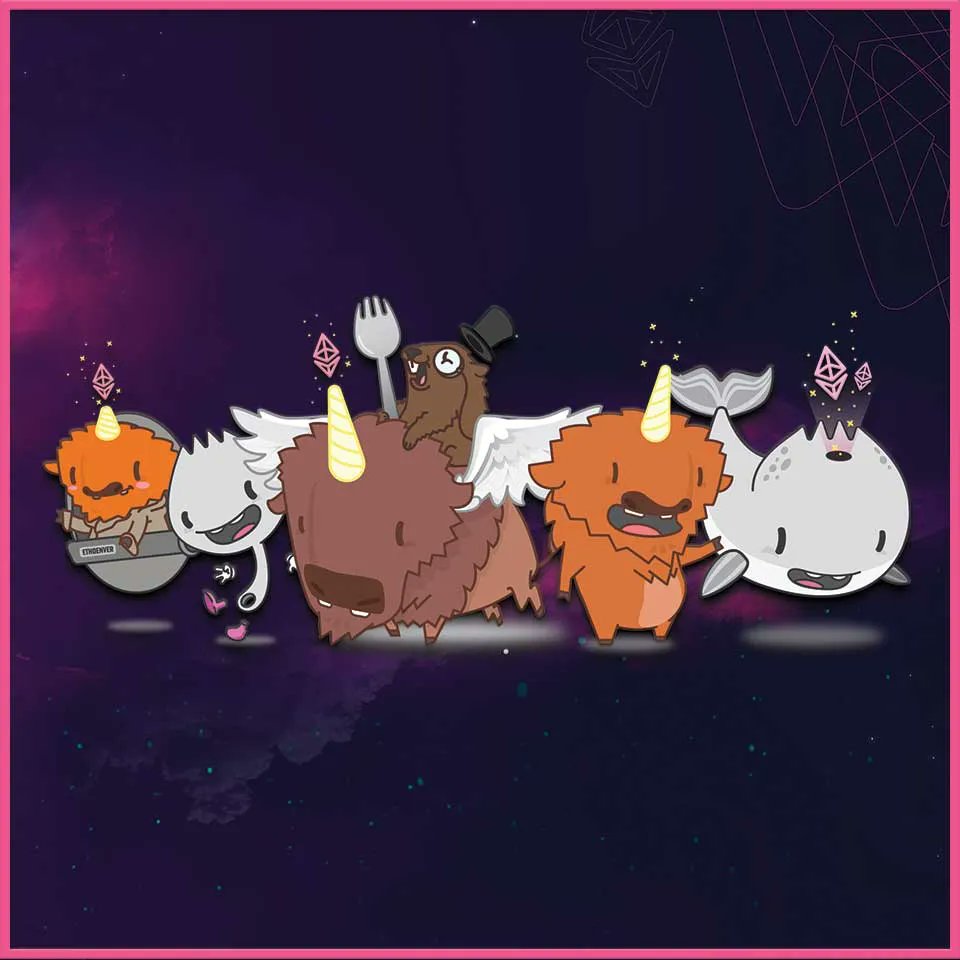 EthereumDenver's tweet image. ✨❤️ Our @SporkDAO is the DAO that spun out of #ETHDenver to bring together the entire family of mystical creatures and community. ❤️✨