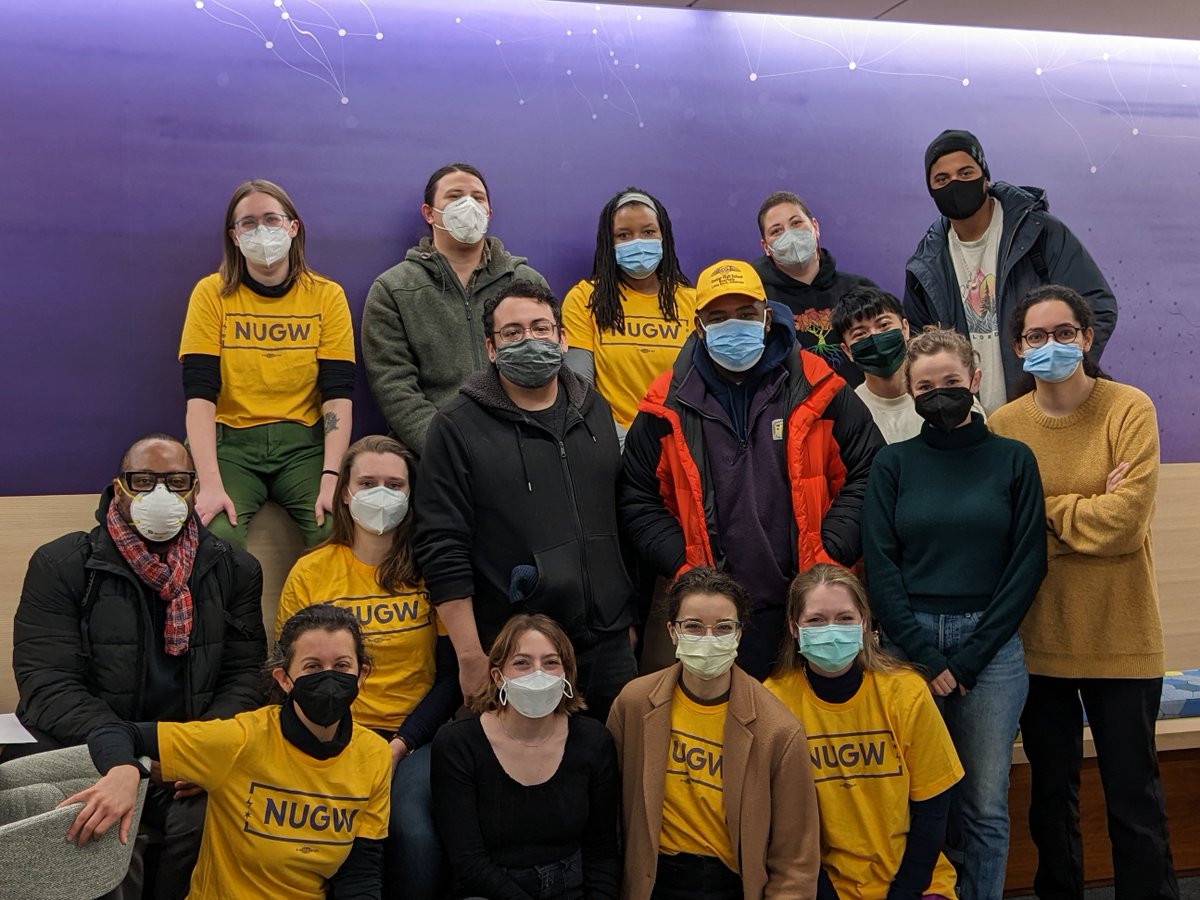 Claire Mackevicius (@c_mackevicius) on Twitter photo the time's come to exercise our right
we show up NU workers unite
years of labor led here
our commitment is clear
we'll all vote yes and win out this fight
<a href="/NorthwesternGW/">Northwestern University Graduate Workers (NUGW)</a> #yesNUGW the time's come to exercise our right
we show up NU workers unite
years of labor led here
our commitment is clear
we'll all vote yes and win out this fight
<a href="/NorthwesternGW/">Northwestern University Graduate Workers (NUGW)</a> #yesNUGW