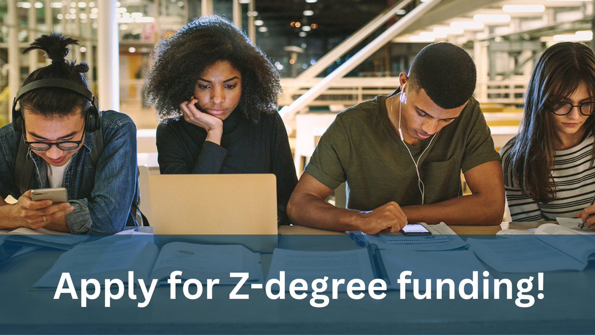 Minnesota State invites campuses within the system to submit an interest application for Z-degree funding!

There are 3 grant types:
1⃣ Exploration (up to $25k)
2⃣ Implementation (up to $100k)
3⃣ Expansion (up to $25k)

Learn more and apply by February 3: asanewsletter.org/2023/01/09/app…