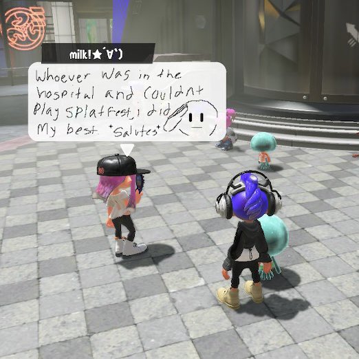 Aww I love the #Splatoon3 community 😛 and I hope beef stew is ok now! #NintendoSwitch