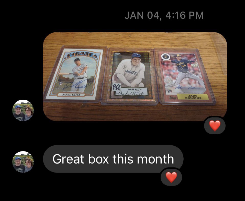 CCard_Club's tweet photo. Two on-card autos and a Babe Ruth /50!!

#topps #toppsbaseball #mlb #collectiblecardclub #thehobby https://t.co/dC5U0wQWHx