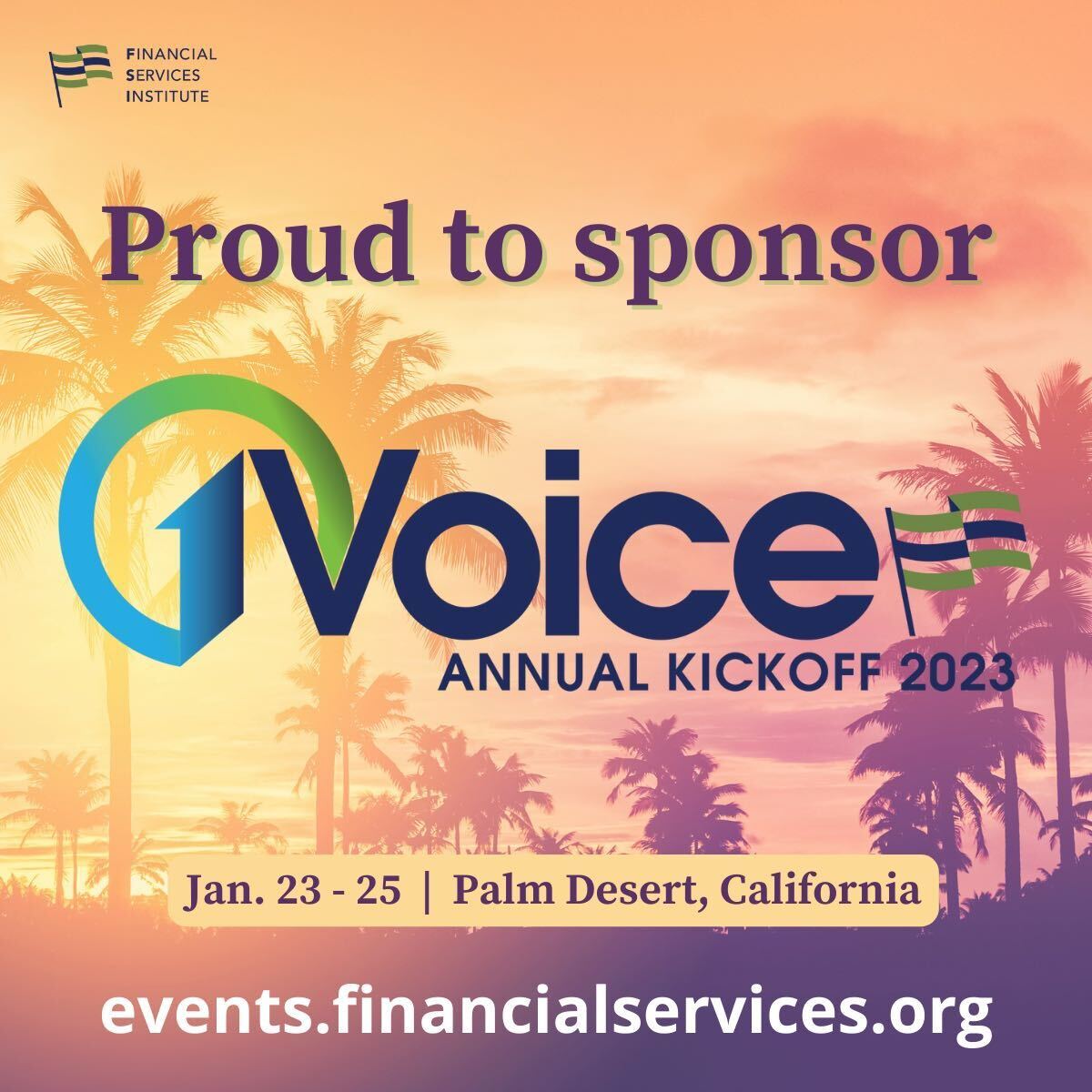 Vestmark's tweet photo. Vestmark is headed to sunny SoCal to attend the Financial Services Institute's (@FSIwashington) 2023 One Voice Conference in Palm Springs🌴☀️. We're proud to sponsor this incredible conference and can't wait to connect with everyone in a couple of weeks!

#OneVoice2023 #Vestmark https://t.co/08zsqr4DPm