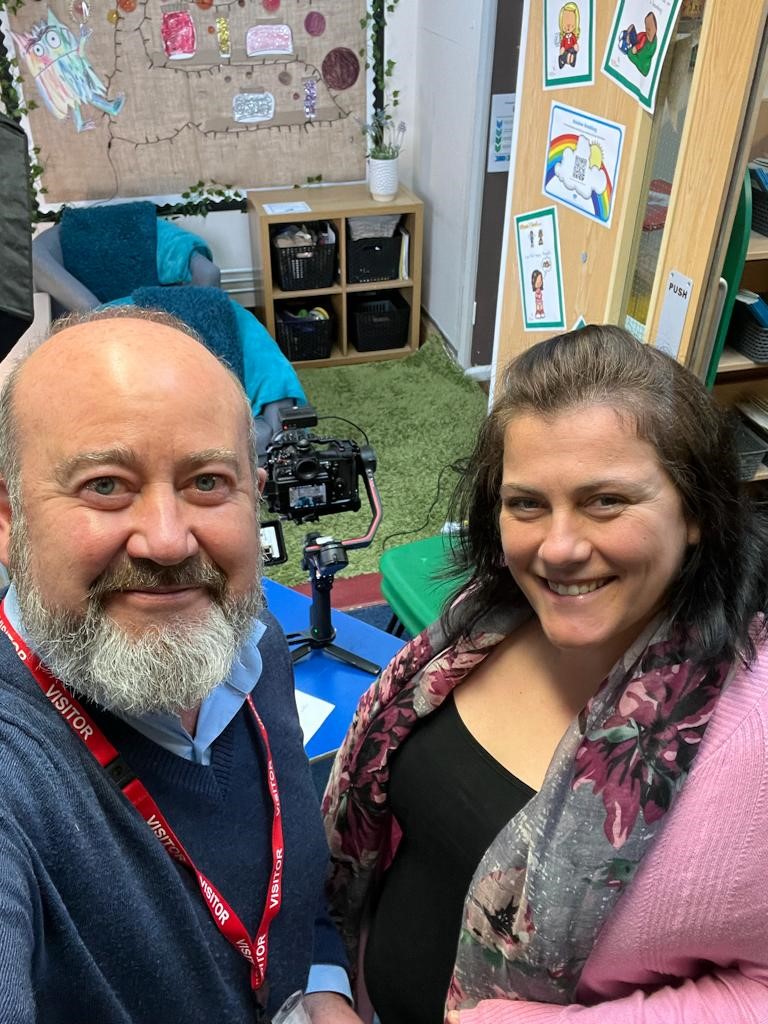 EstynHMI's tweet photo. A huge thank you to the school and staff @StMarysRCSch in Monmouthshire for welcoming us to film for our upcoming annual report. Look out for the full version of the report next Wednesday 18th January. https://t.co/NqLu6zGYjy