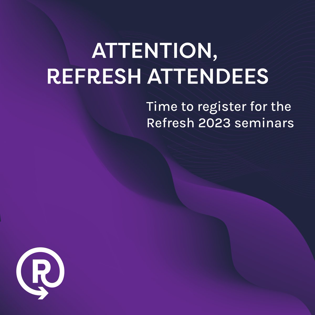 RefreshRocks's tweet photo. You can now register for the Refresh 2023 seminars! You'll find the registration forms under the schedule on our homepage: https://t.co/q2eVw9277r ๐พ
The seminars have limited capacity, so if you find something interesting, register as soon as possible!
#refreshrocks https://t.co/ruqbubcqVM